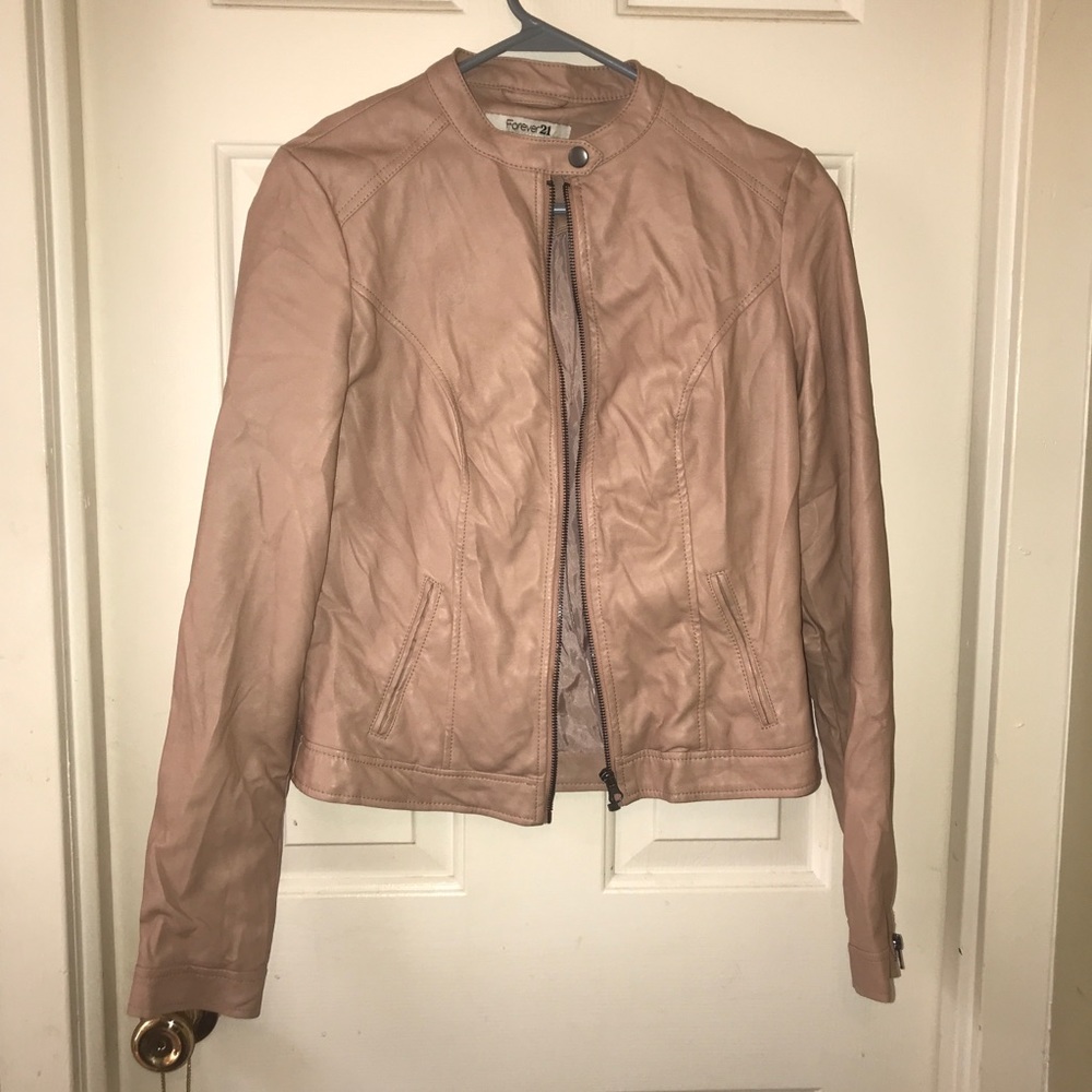 Forever 21 moto leather jacket